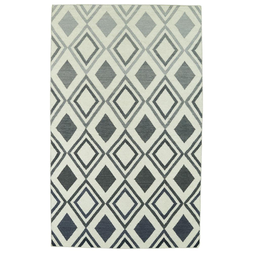 Kaleen Rugs GLA09-75 Glam 5 Ft. X 8 Ft. Rectangle Rug in Grey