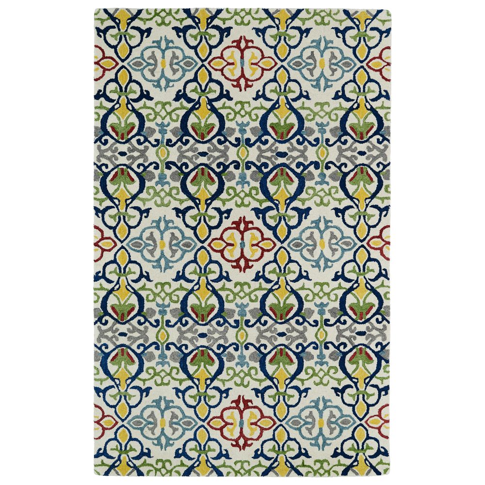 Kaleen Rugs GLB05-86 Global Inspiration Collection 3 Ft 6 In x 5 Ft 6 In Rectangle Rug in Multi