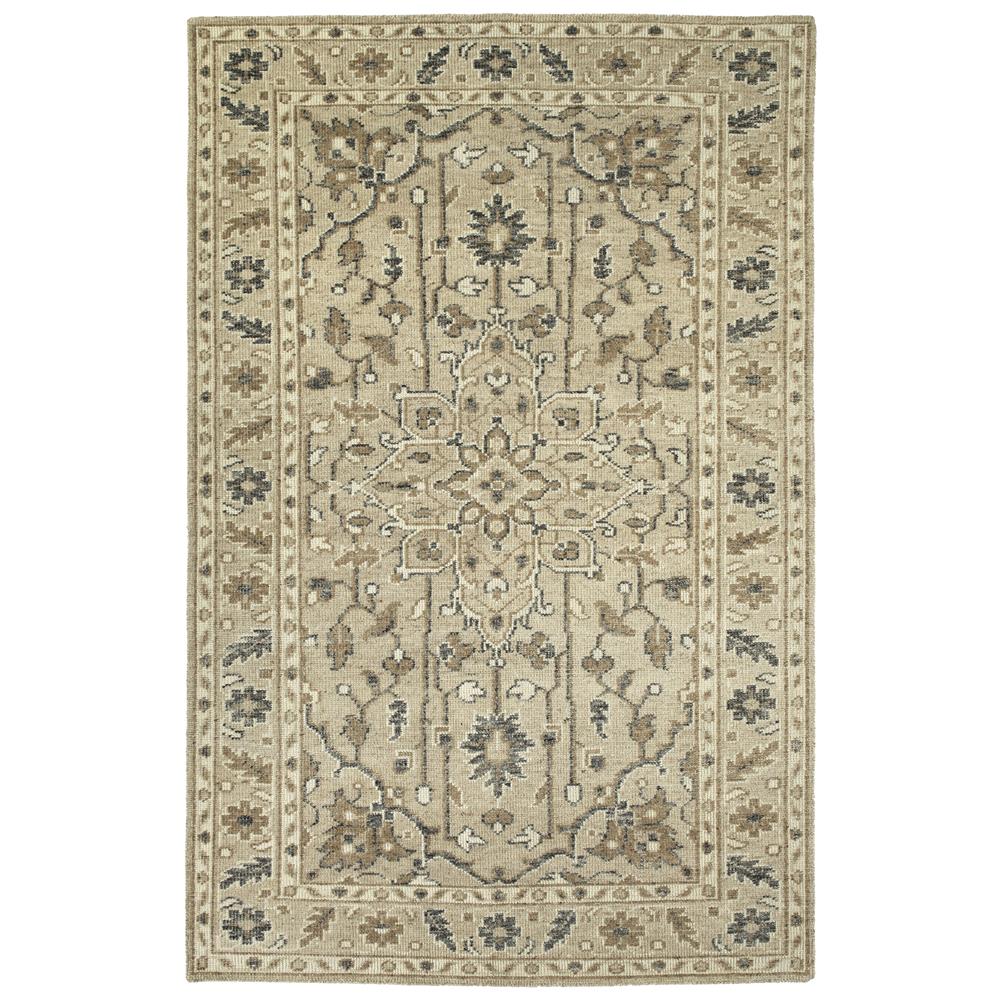 Kaleen Rugs HRA03-29 Herrera Collection 5 Ft 6 In x 8 Ft 6 In Rectangle Rug in Sand
