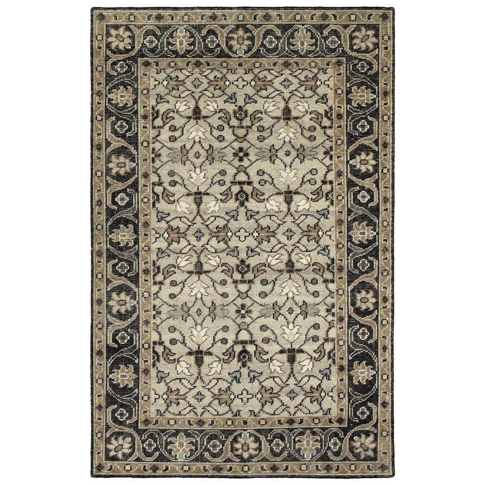 Kaleen Rugs HRA05-84 Herrera Collection 5 Ft 6 In x 8 Ft 6 In Rectangle Rug in Oatmeal
