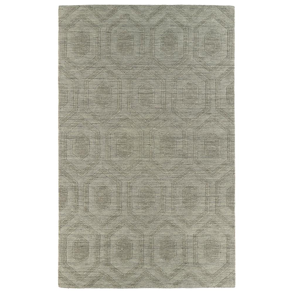 Kaleen Rugs IPM01-82 Imprints Modern Collection 5 Ft x 8 Ft Rectangle Rug in Lt. Brown