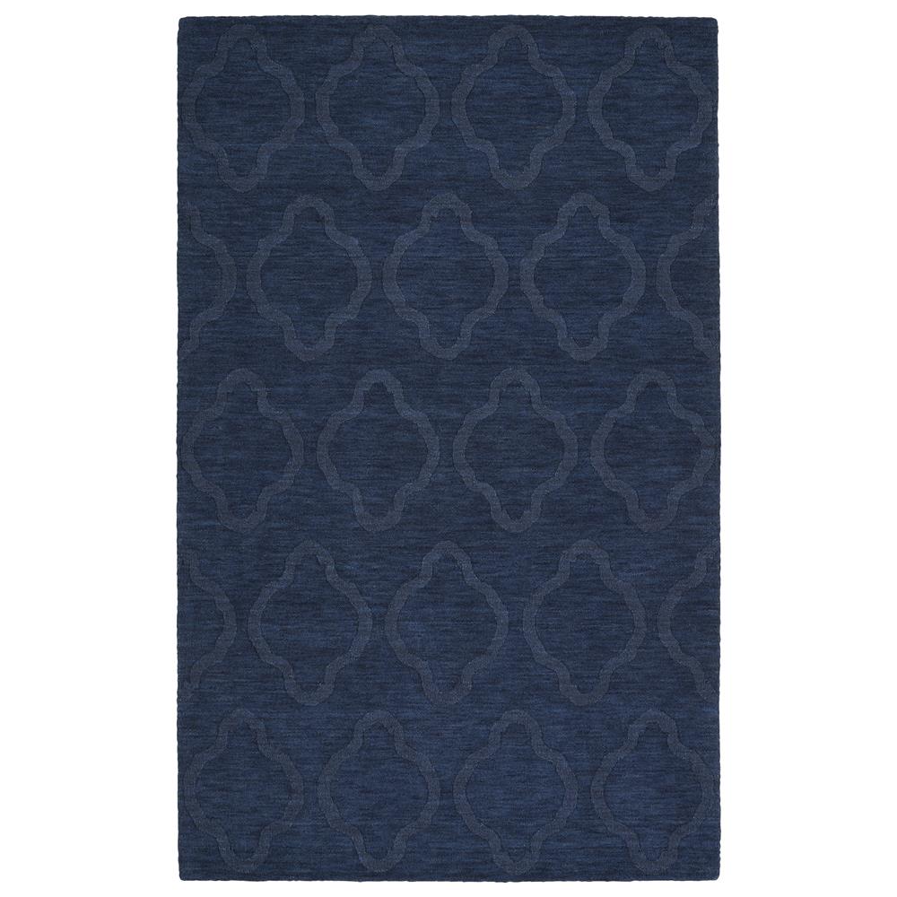 Kaleen Rugs IPM02-22 Imprints Modern Collection 2 Ft x 3 Ft Rectangle Rug in Navy