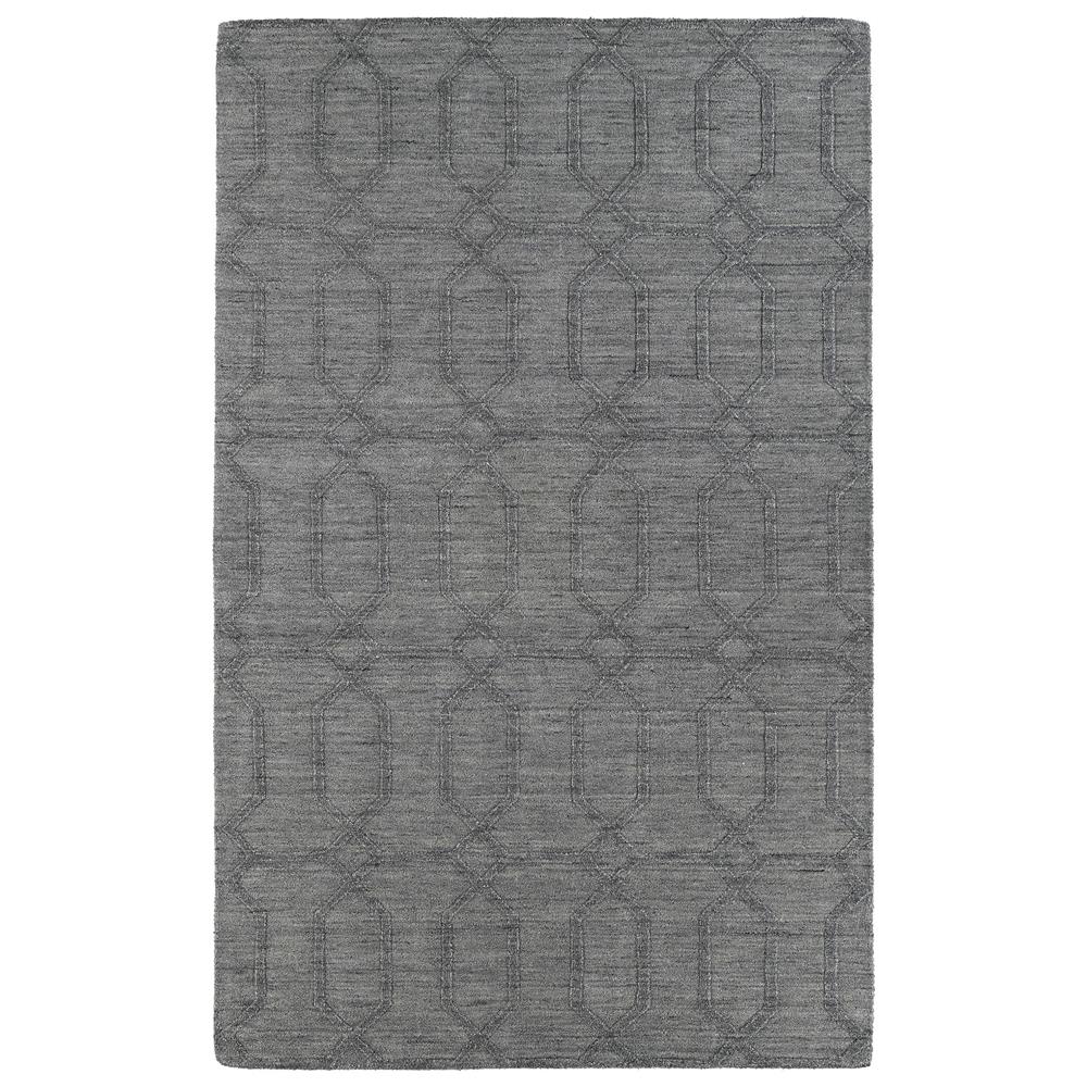 Kaleen Rugs IPM03-75 Imprints Modern Collection 9 Ft 6 In x 13 Ft 6 In Rectangle Rug in Grey
