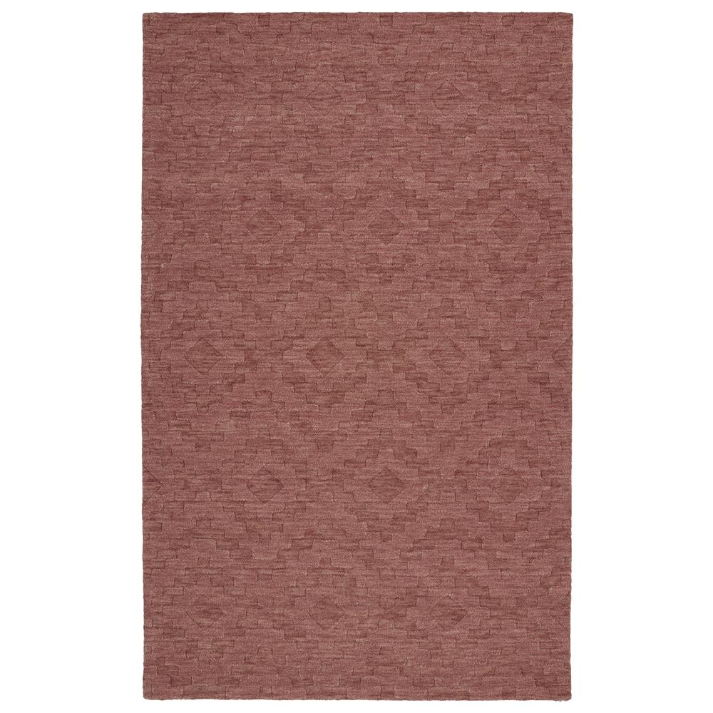 Kaleen Rugs IPM04-58 Imprints Modern Collection 8 Ft x 11 Ft Rectangle Rug in Rose