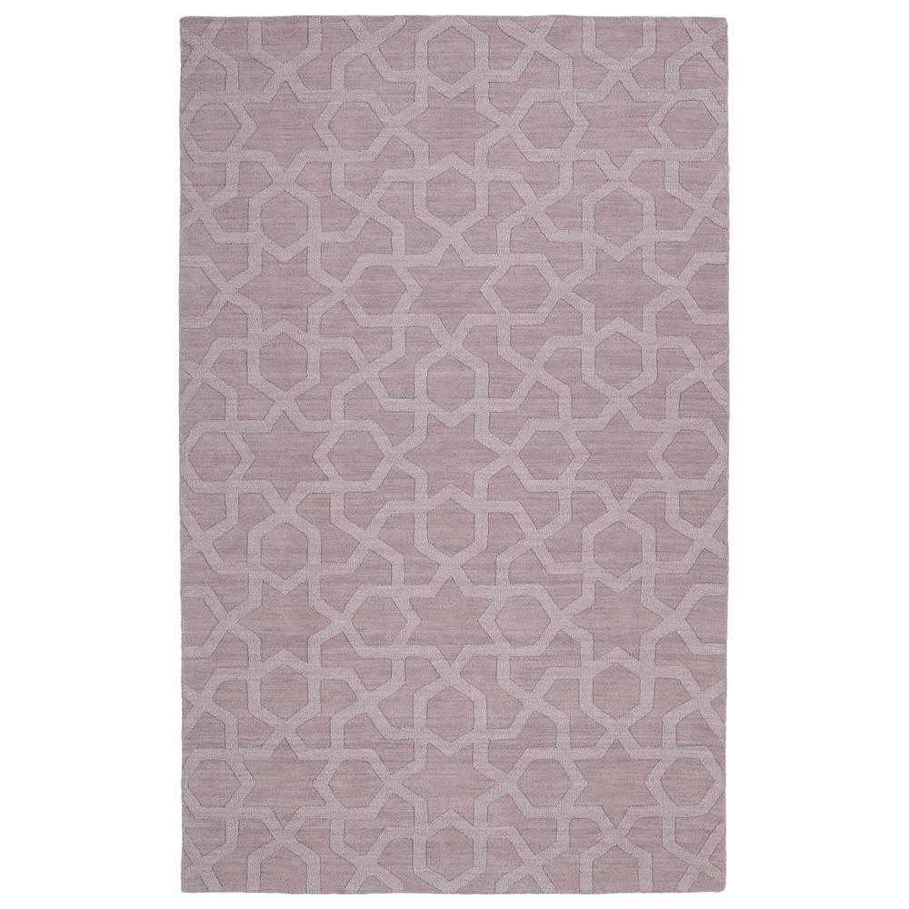 Kaleen Rugs IPM06-90 Imprints Modern Collection 8 Ft x 11 Ft Rectangle Rug in Lilac