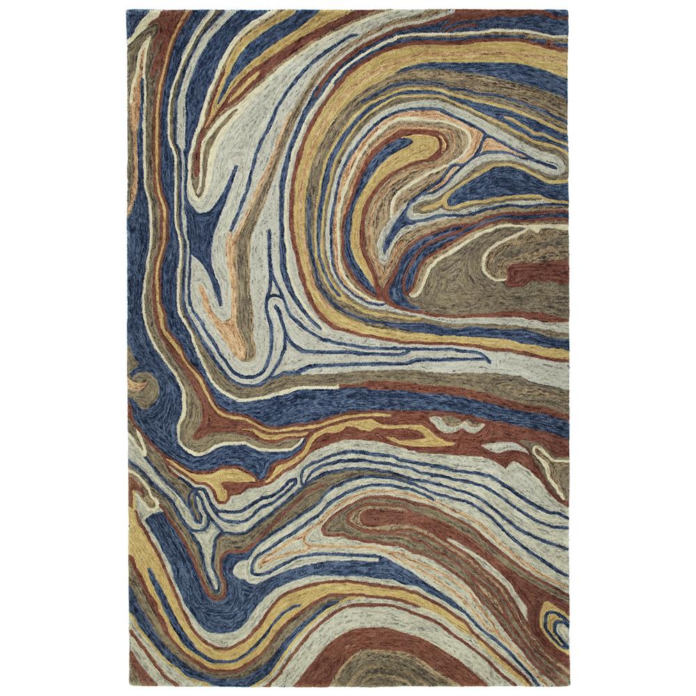 Kaleen Rugs MBL06-86 Marble Collection 2 Ft 6 In x 8 Ft Runner Rug in Multi 