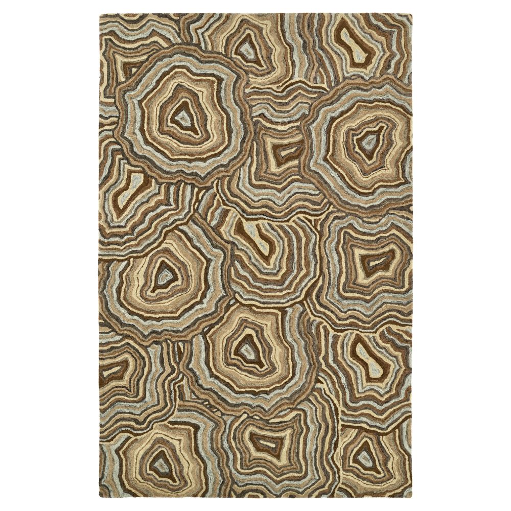 Kaleen Rugs MBL10-49 Marble Collection 2 ft. X 3 ft. Rectangle Rug in Brown/Mocha,Taupe/Sand/Spa/Gray/Charcoal