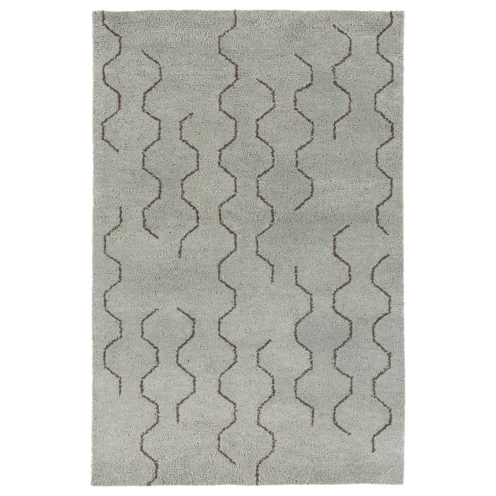 Kaleen Rugs MCA95-77 Micha 3 Ft 6 In x 5 Ft 6 In Rectangle Rug in Silver