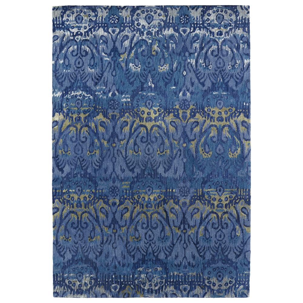 Kaleen Rugs MER01-66 Mercery Collection 9 Ft 6 In x 13 Ft Rectangle Rug in Azure