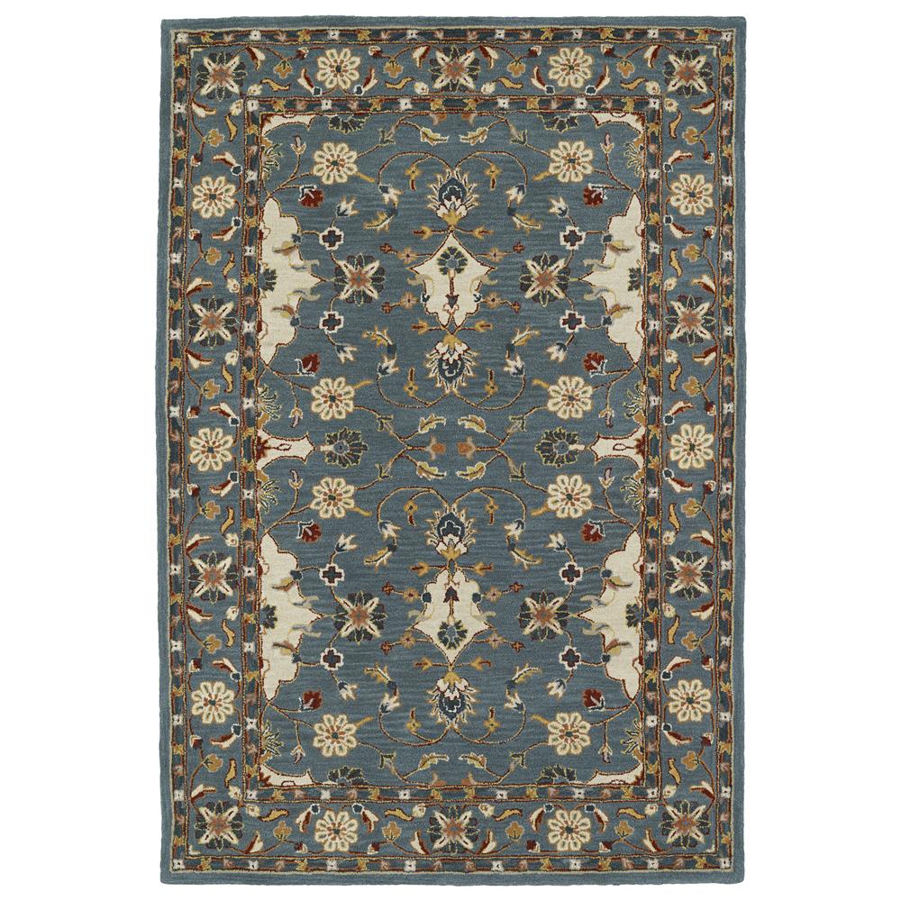 Kaleen Rugs MID01-91 Middleton Collection 3 Ft x 5 Ft Rectangle Rug in Teal