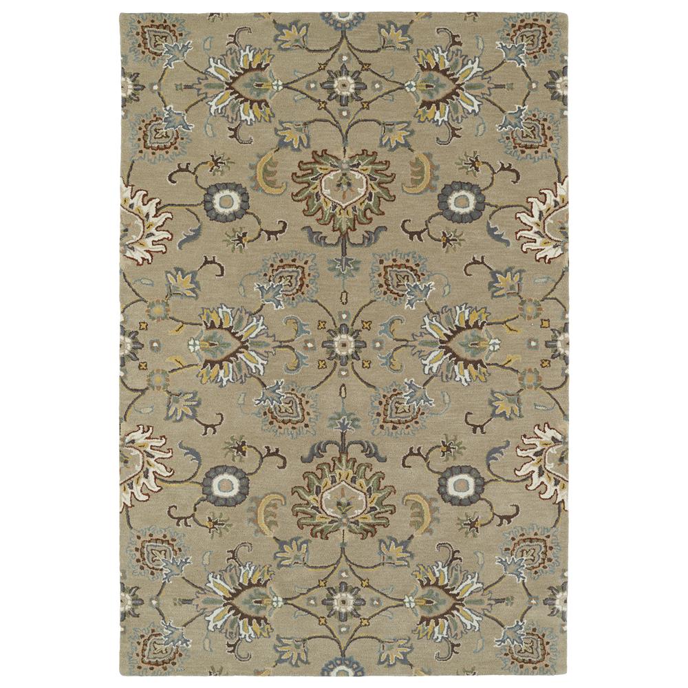 Kaleen Rugs MID02-107 Middleton Collection 2 Ft x 3 Ft Rectangle Rug in Mushroom