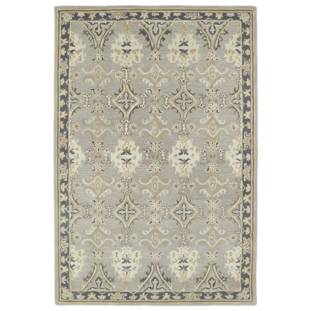 Kaleen Rugs MID04-75 Middleton Collection 2 Ft x 3 Ft Rectangle Rug in Grey