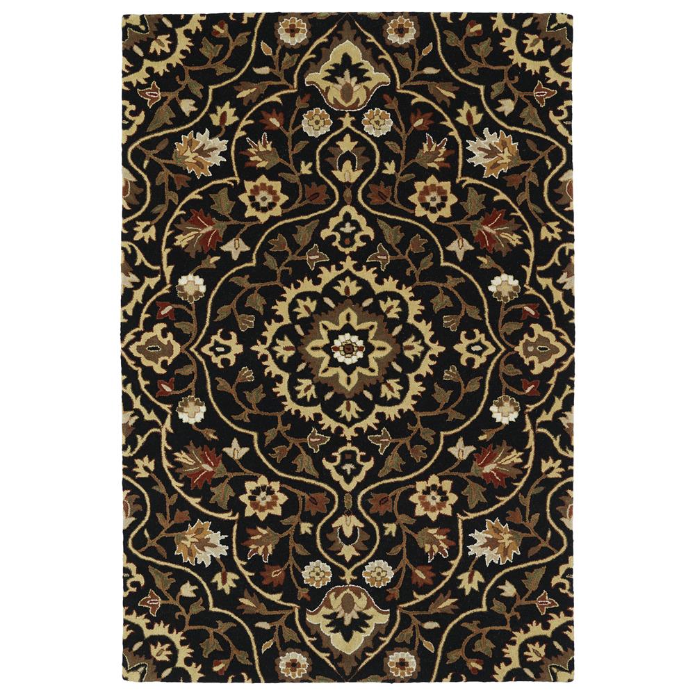 Kaleen Rugs MID06-2 Middleton Collection 8 Ft x 10 Ft Rectangle Rug in Black