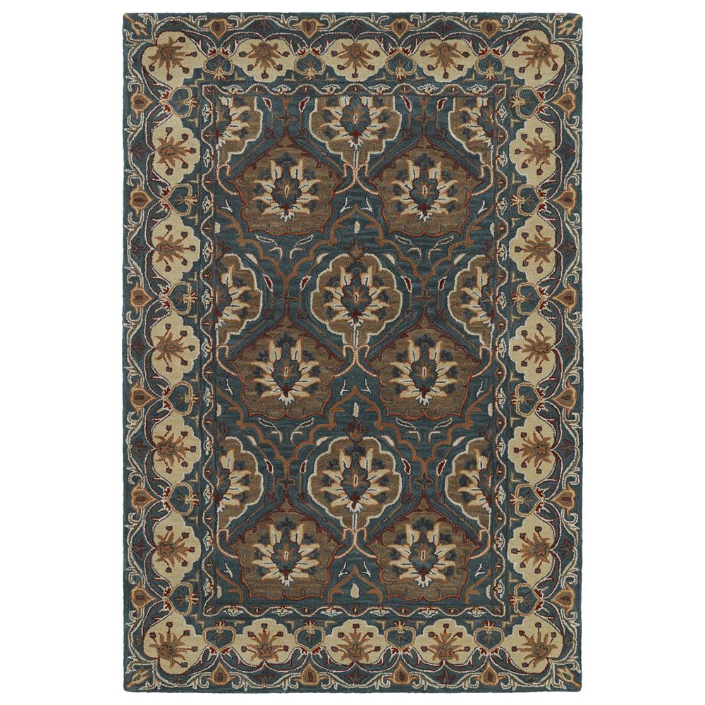 Kaleen Rugs MID07-91 Middleton Collection 9 Ft x 12 Ft Rectangle Rug in Teal