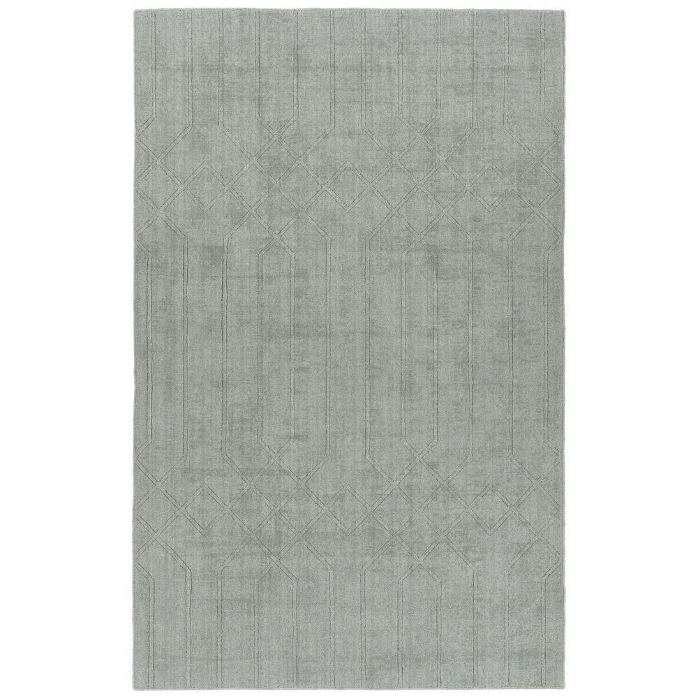 Kaleen Rugs MKH02-77 Minkah Collection 7 Ft 6 In x 9 Ft Rectangle Rug in Silver