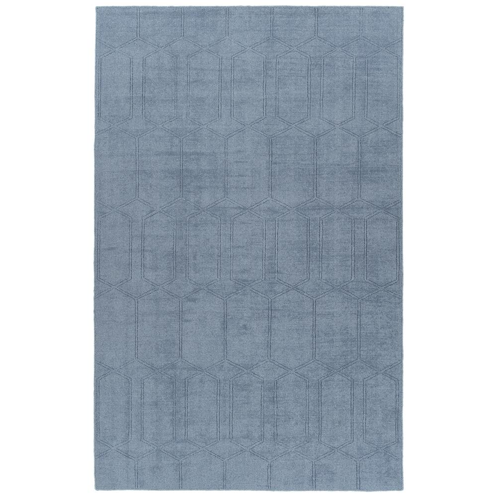 Kaleen Rugs MKH03-17 Minkah Collection 9 Ft x 12 Ft Rectangle Rug in Blue
