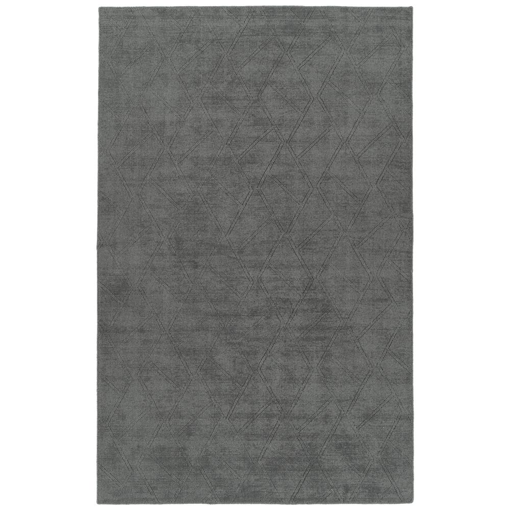 Kaleen Rugs MKH04-38 Minkah Collection 7 Ft 6 In x 9 Ft Rectangle Rug in Charcoal