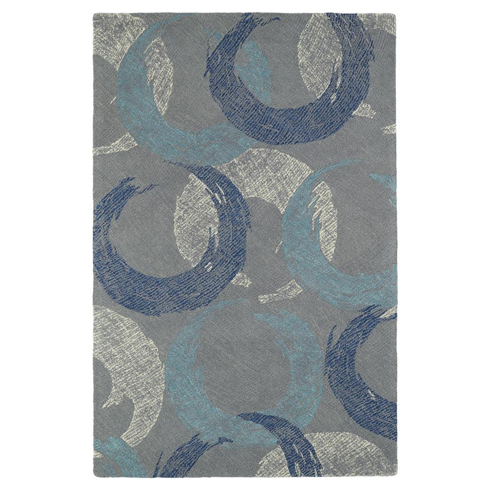 Kaleen Rugs MTG01-75 Montage Collection 2 Ft x 3 Ft Rectangle Rug in Grey