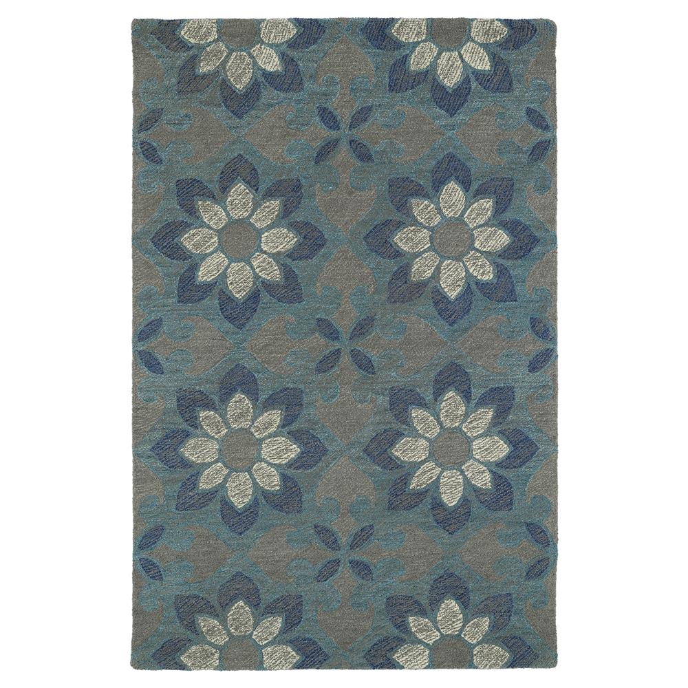 Kaleen Rugs MTG02-75 Montage Collection 9 Ft x 12 Ft Rectangle Rug in Grey