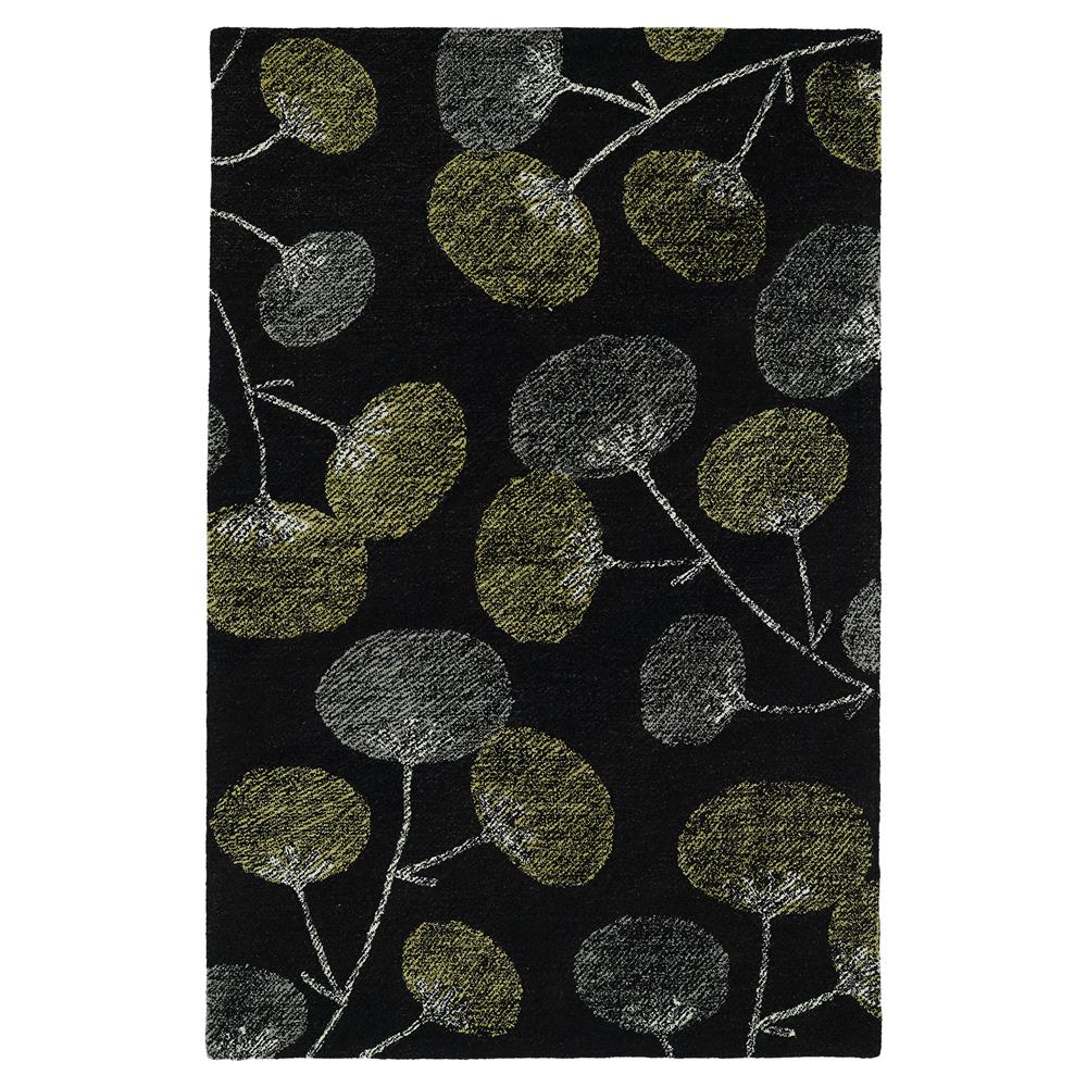 Kaleen Rugs MTG05-2 Montage Collection 2 Ft x 3 Ft Rectangle Rug in Black