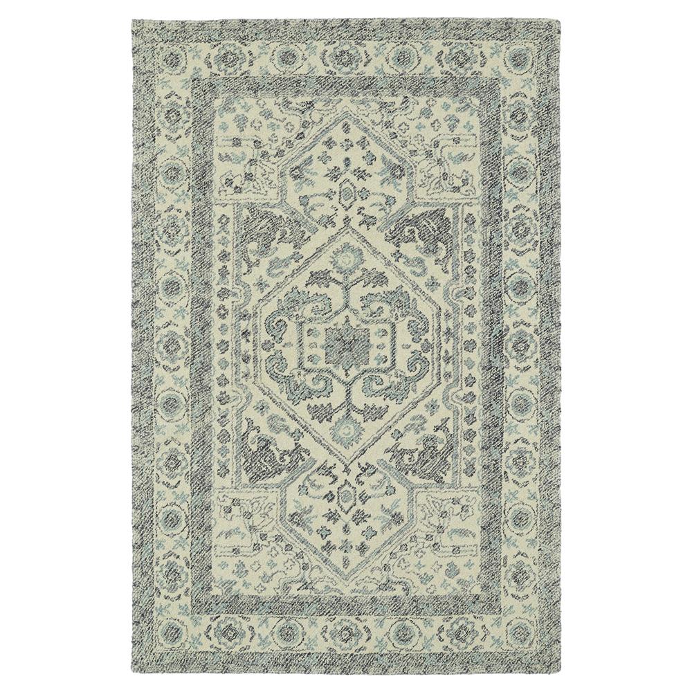 Kaleen Rugs MTG07-1 Montage Collection 3 Ft 6 In x 5 Ft 6 In Rectangle Rug in Ivory