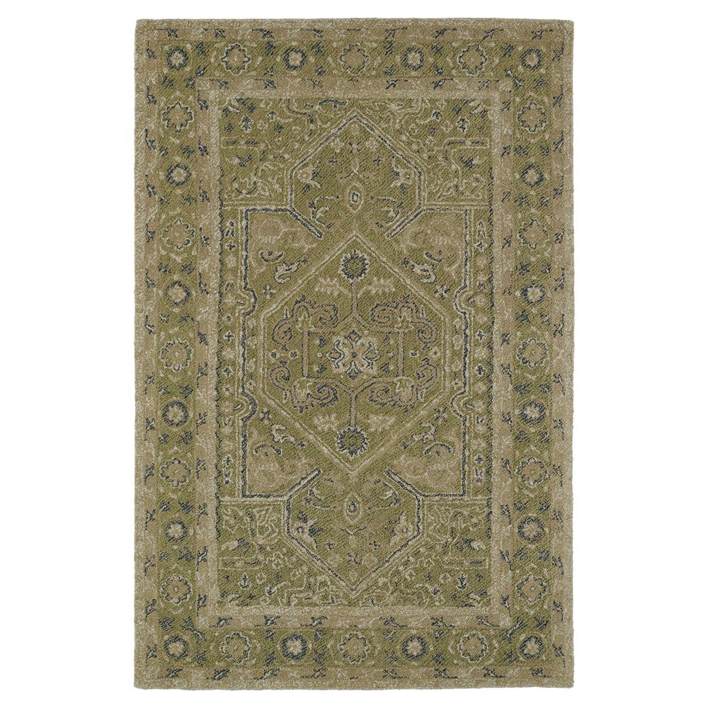 Kaleen Rugs MTG07-50 Montage Collection 8 Ft x 10 Ft Rectangle Rug in Green