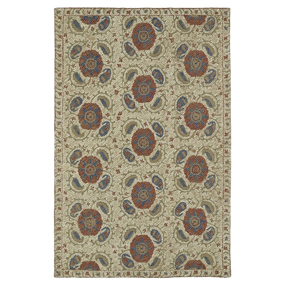 Kaleen Rugs MTG10-43 Montage Collection 9 Ft x 12 Ft Rectangle Rug in Camel