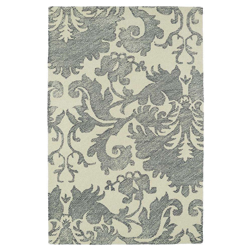 Kaleen Rugs MTG12-75 Montage Collection 9 Ft x 12 Ft Rectangle Rug in Grey