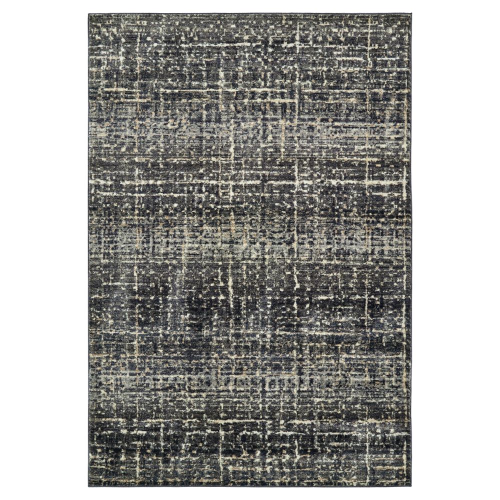 Kaleen Rugs MYA05-75 Maya Collection 1 ft. 10 in. X 2 ft. 6 in. Rectangle Rug in Gray/Charcoal/Silver/Ivory/Sand/Navy