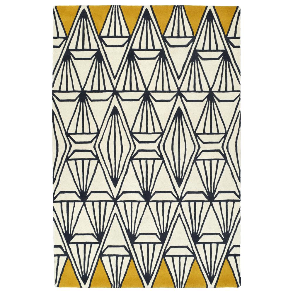 Kaleen Rugs ORG01-1 Origami Collection 5 Ft x 7 Ft 6 In Rectangle Rug in Ivory