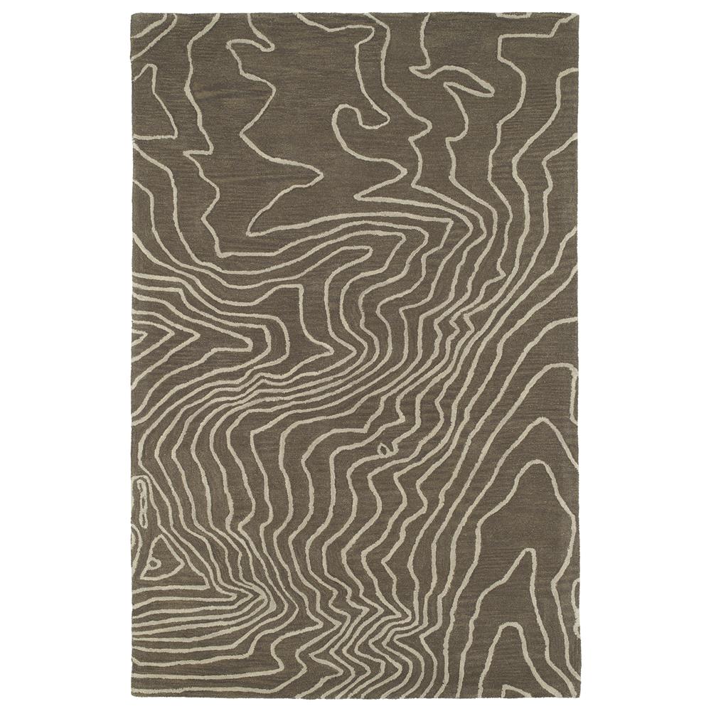 Kaleen Rugs PAS02-27 Pastiche Collection 2 Ft x 3 Ft Rectangle Rug in Taupe