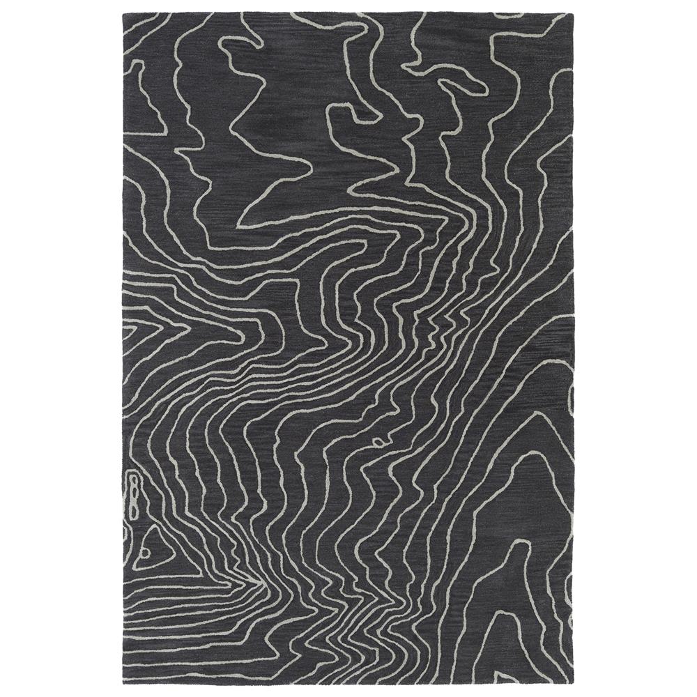 Kaleen Rugs PAS02-38 Pastiche Collection 5 Ft x 7 Ft 9 In Rectangle Rug in Charcoal