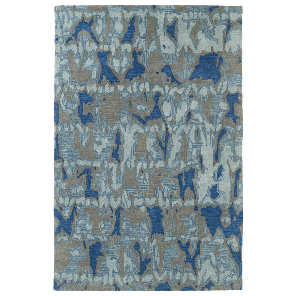 Kaleen Rugs PAS05-17 Pastiche Collection 3 Ft x 5 Ft Rectangle Rug in Blue