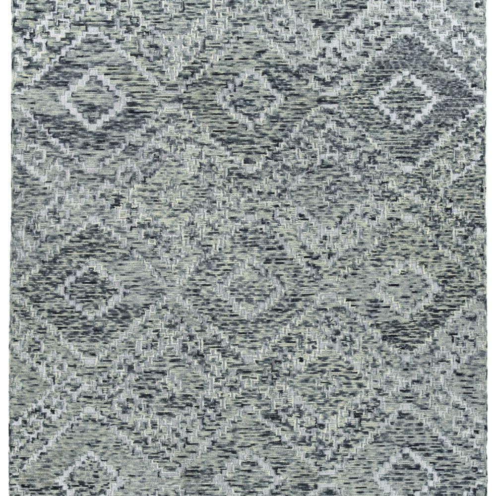 Kaleen Rugs RAD98-75 Radiance 2 ft. X 3 ft. Rectangle Rug in Gray/Silver/Charcoal/Graphite