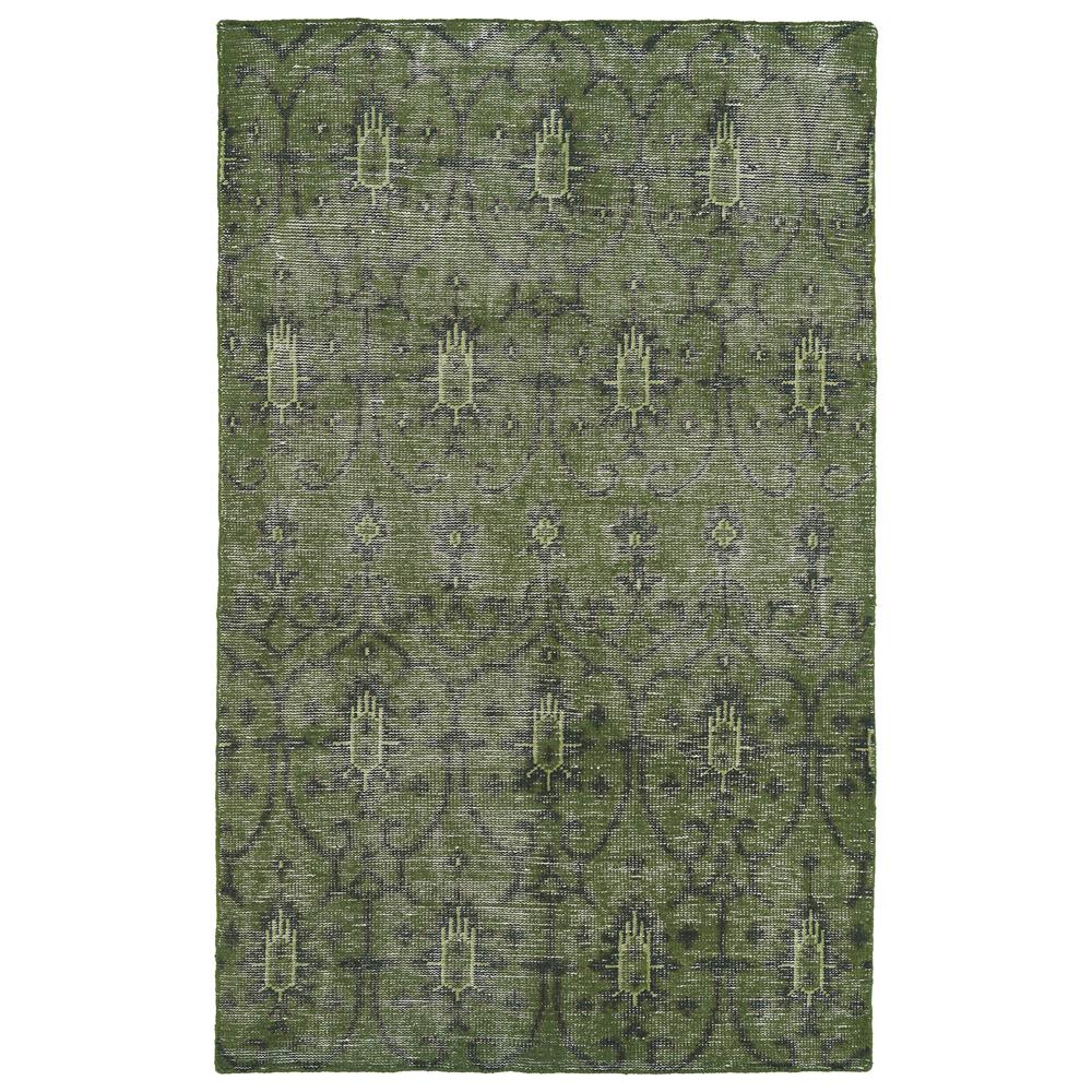 Kaleen Rugs RES01-50 Restoration Collection 2 Ft x 3 Ft Rectangle Rug in Green
