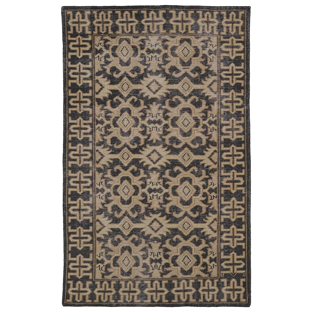 Kaleen Rugs RES04-2 Restoration Collection 2 Ft x 3 Ft Rectangle Rug in Black