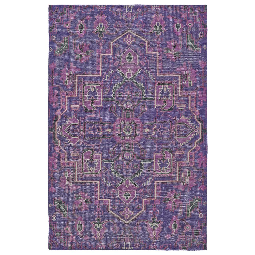 Kaleen Rugs RLC01-95 Relic Collection 9 Ft x 12 Ft Rectangle Rug in Purple