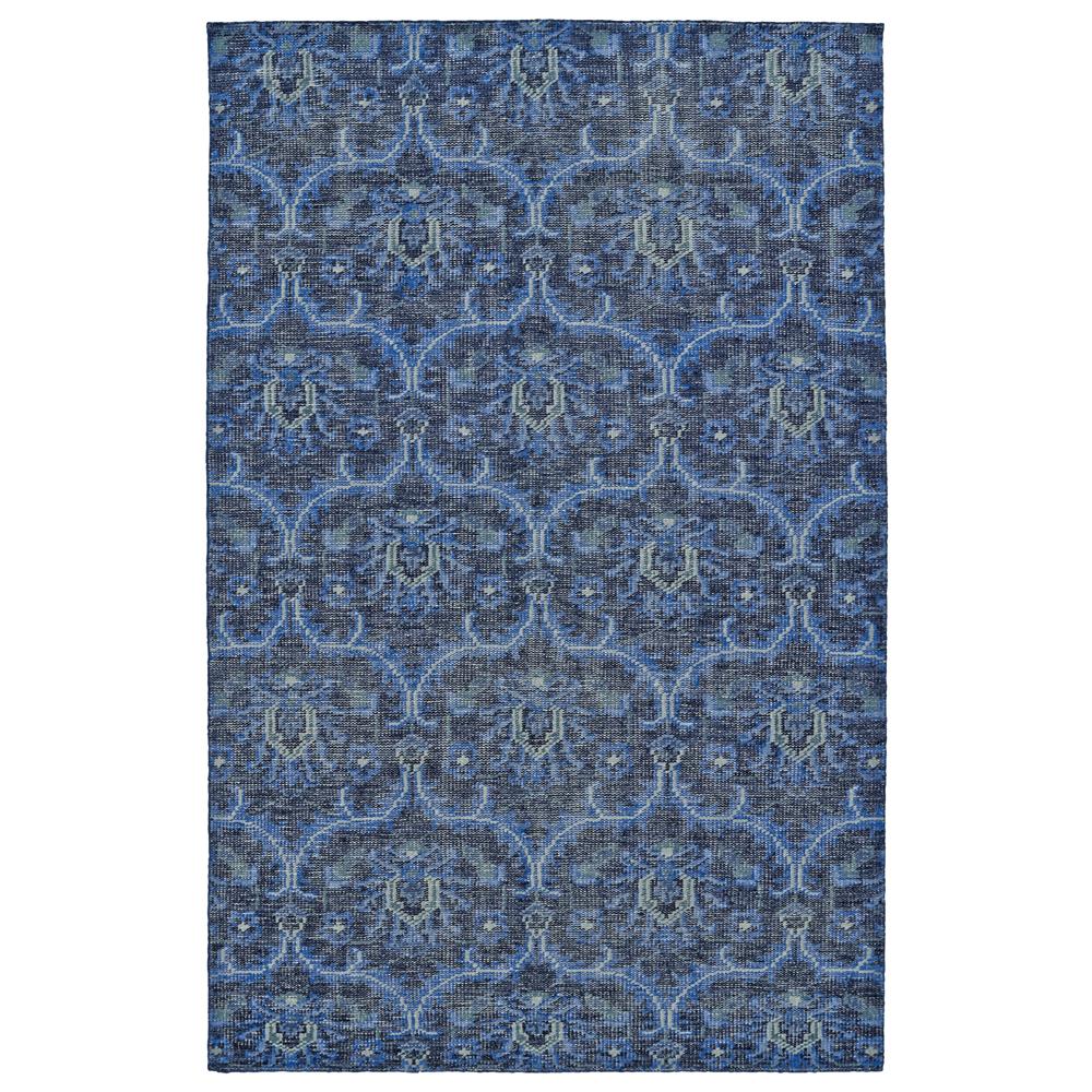 Kaleen Rugs RLC03-17 Relic 5 Ft. 6 In. X 8 Ft. 6 In. Rectangle Rug in Blue