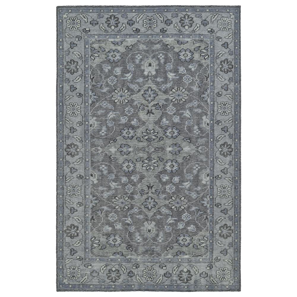Kaleen Rugs RLC09-75 Relic Collection 4 Ft x 6 Ft Rectangle Rug in Grey