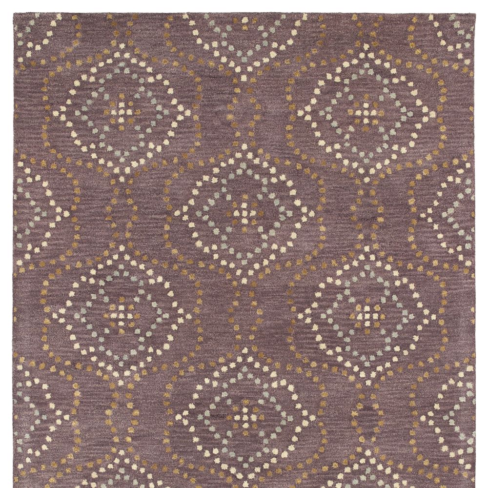 Kaleen Rugs ROA08-109 Rosaic Collection 5 Ft x 7 Ft 9 In Rectangle Rug in Grape