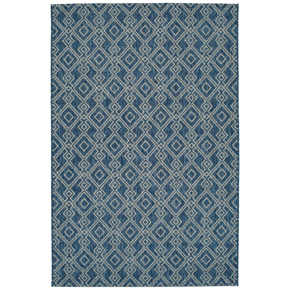 Kaleen Rugs SLR01-22 Soleri Collection 3 ft. 11 in. X 5 ft. 11 in. Rectangle Rug in Navy/Gray