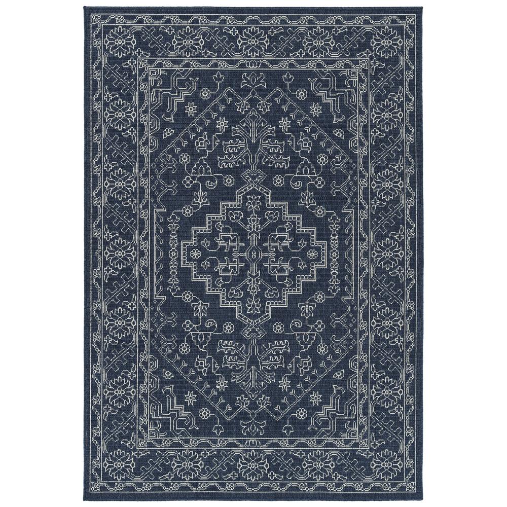 Kaleen Rugs SUN01-22 Sunice Collection 1 Ft 9 In x 3 Ft Rectangle Rug in Navy