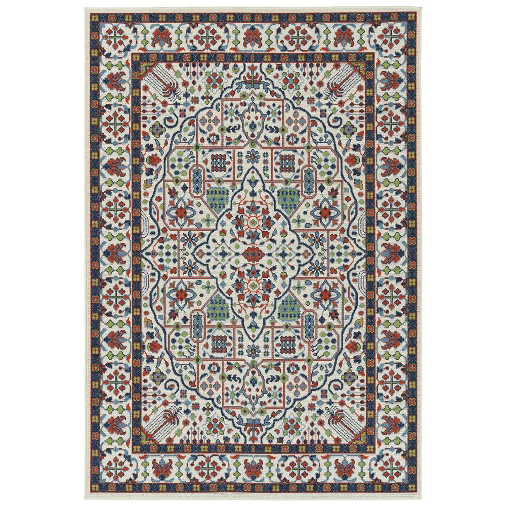 Kaleen Rugs SUN07-1 Sunice Collection 5 Ft x 7 Ft 6 In Rectangle Rug in Ivory