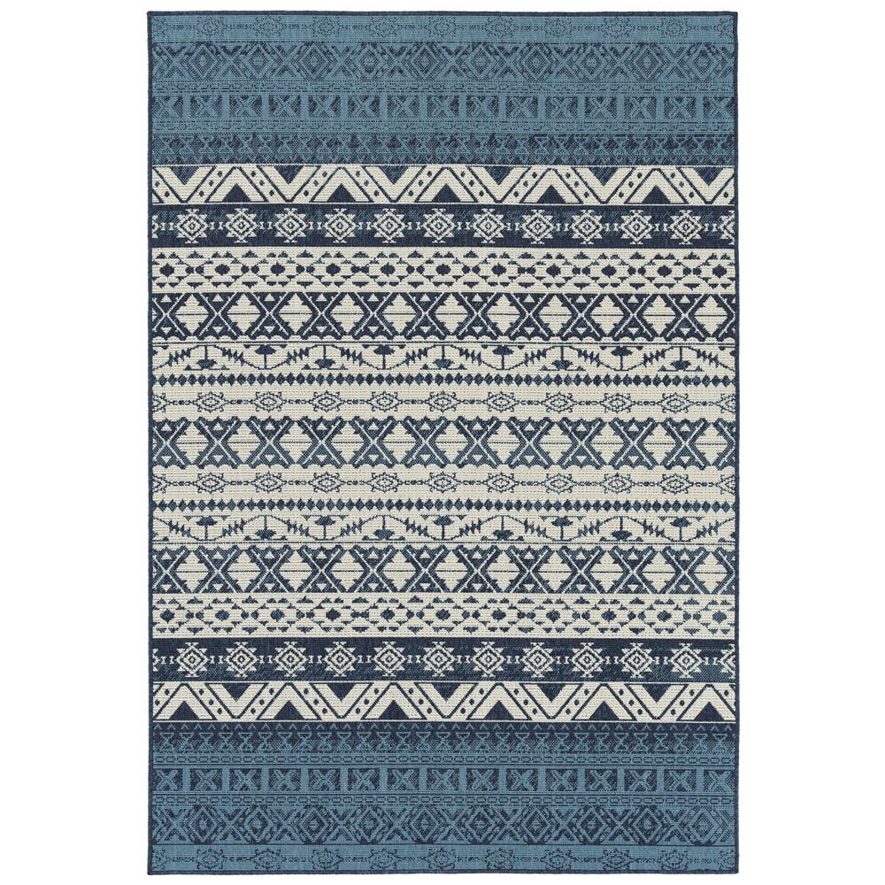 Kaleen Rugs SUN08-22 Sunice Collection 2 Ft 5 In x 3 Ft 9 In Rectangle Rug in Navy