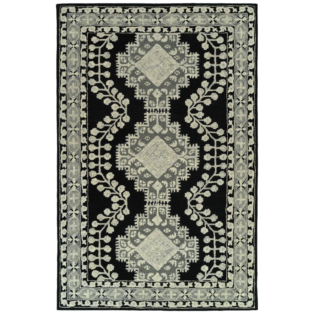 Kaleen Rugs TDC06-02 Charlotte Collection Black 8