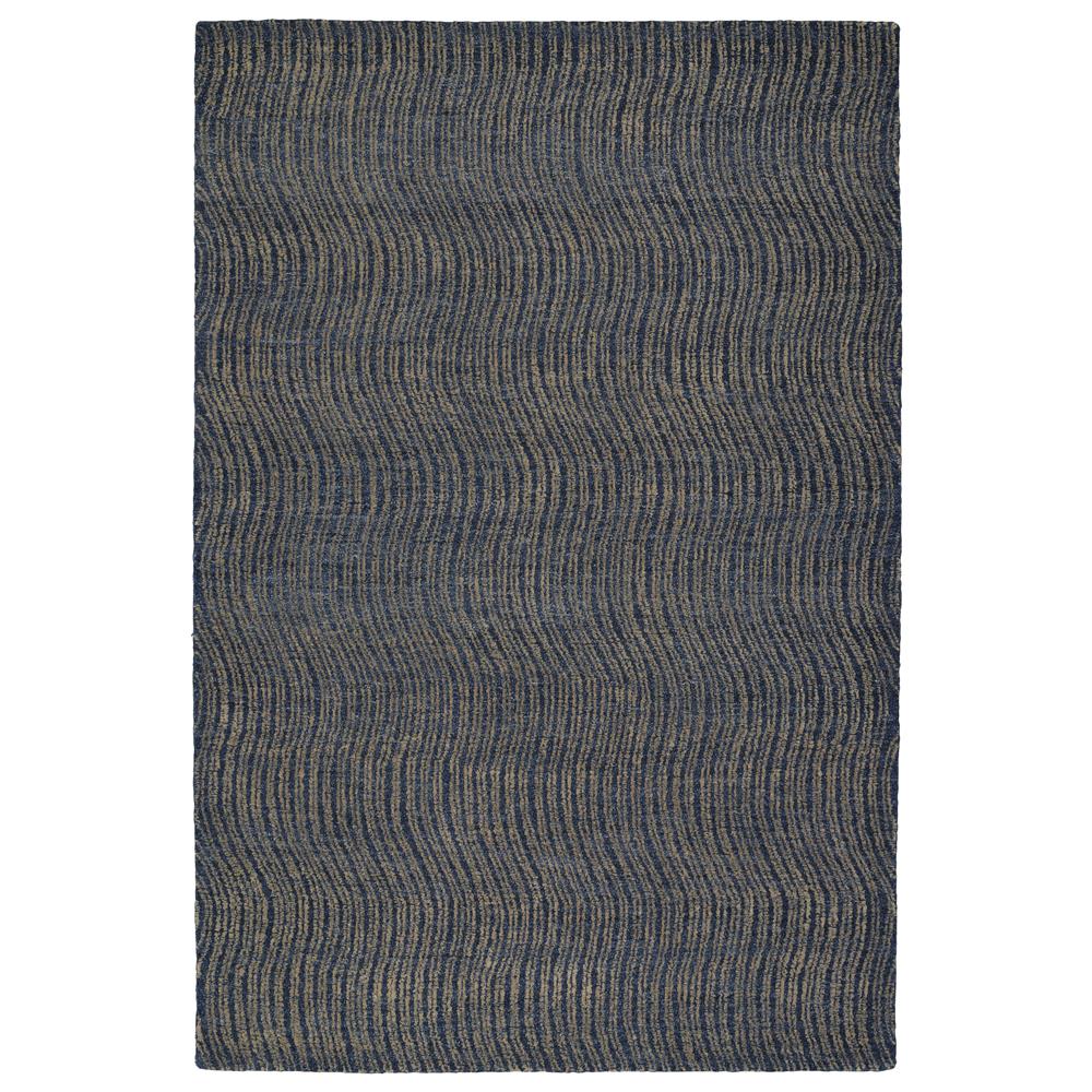Kaleen Rugs TXT02-17 Textura Collection 3 Ft 6 In x 5 Ft 6 In Rectangle Rug in Blue