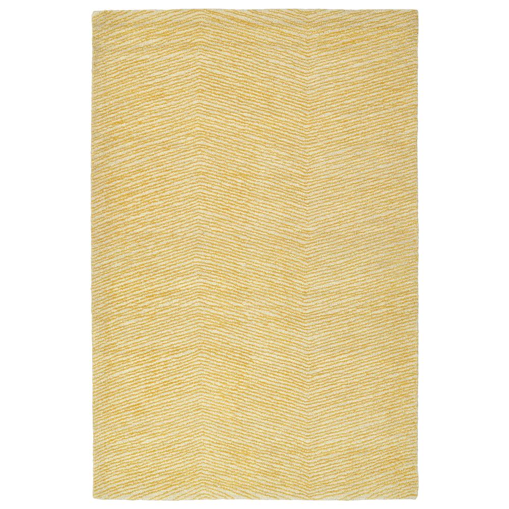 Kaleen Rugs TXT05-5 Textura Collection 3 Ft 6 In x 5 Ft 6 In Rectangle Rug in Gold