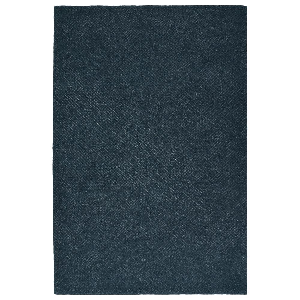 Kaleen Rugs TXT06-10 Textura Collection 8 Ft x 10 Ft Rectangle Rug in Denim