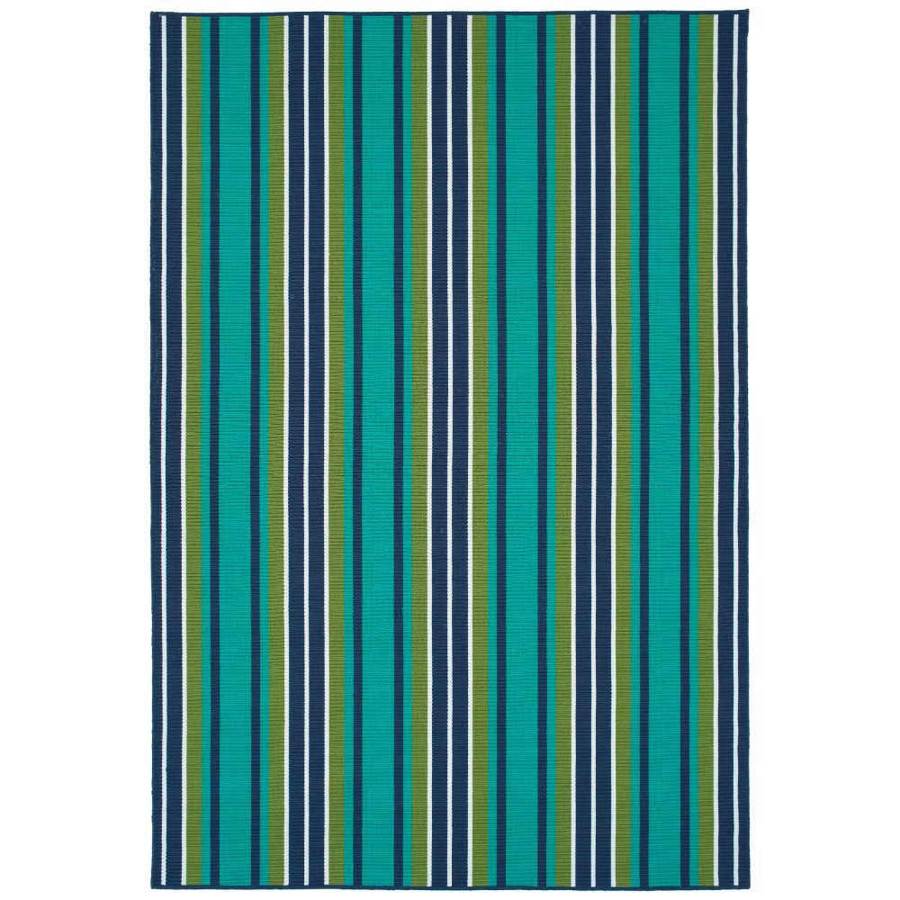 Kaleen Rugs VOA01-91 Voavah Collection 8 ft. 6 in. X 11 ft. 6 in. Rectangle Rug in Teal/Navy/Green,White