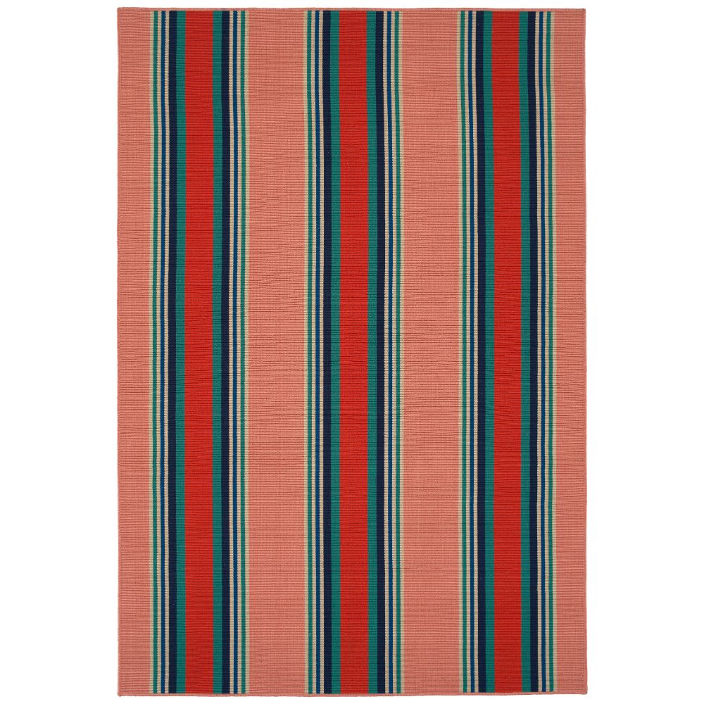 Kaleen Rugs VOA03-97 Voavah Collection 2 ft. X 3 ft. Rectangle Rug in Salmon/Coral/Teal/Sand/Navy/Blue